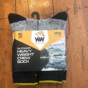 - WEATHERWEAR Heavyweight BOOT Crew Socks....5 Prs.